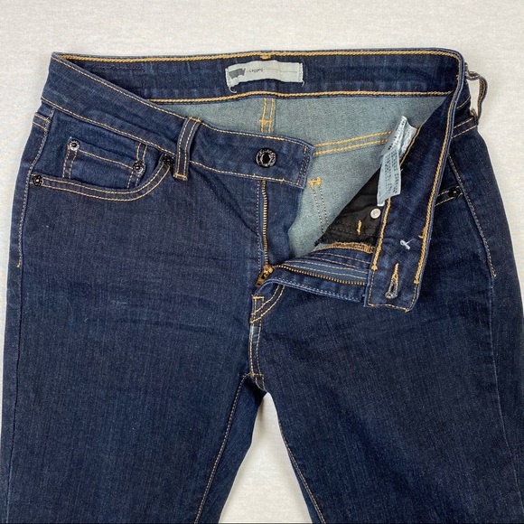 EUC Levi’s Legging Dark Wash Stretch Skinny Jeans - Picture 6 of 12